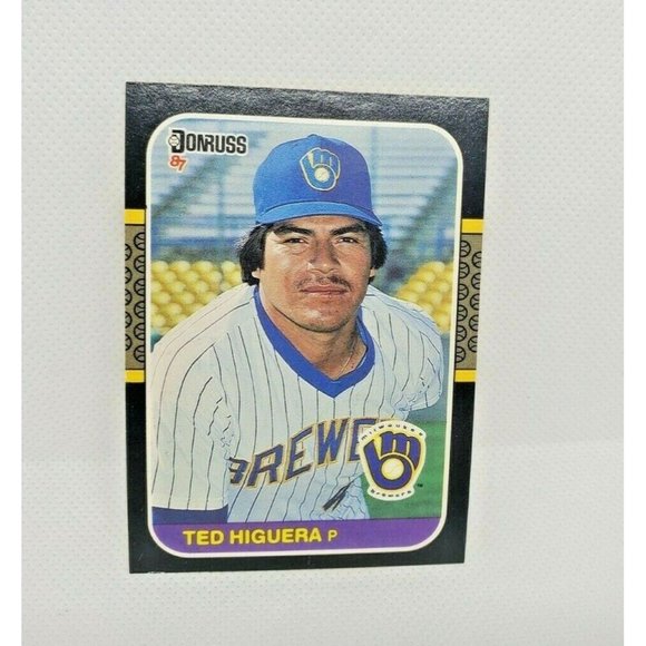Donruss 87 BJ Surhoff, Ted Higuera, Mike Birkbeck & Ted Higuera Baseball Cards - Picture 6 of 11